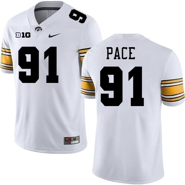 Jonah Pace Iowa Jersey,University Of Iowa Hawkeyes Fotoball Uniforms,Jersey,Gears-White